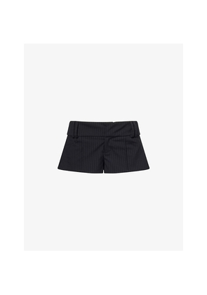 Womens Niihai Tailored Pinstripe Woven Shorts