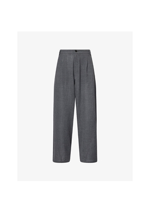 Womens Darkpark Phebe Wide-Leg Wool Trousers