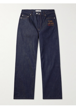 A.P.C. - Marc Jacobs Aaron Wide-Leg Logo-Embroidered Jeans - Men - Blue - UK/US 28