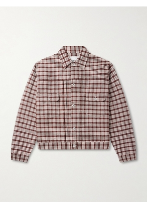 Story mfg. - Tuesday Checked Cotton Jacket - Men - Brown - S