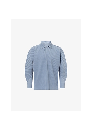 Mens Homme Plisse Issey Miyake Monthly Colors: August Relaxed-Fit Knitted Shirt
