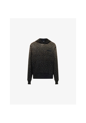 Mens Amiri Hotel Crystal Cotton-Jersey Hoodie