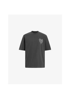 Mens Allsaints Trip Branded Cotton-Jersey T-Shirt