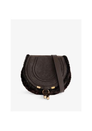 Womens Chloe Marcie Leather Cross-Body Bag