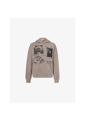 Mens Frankenstein At Selfridges Graphic Cotton-Jersey Hoody