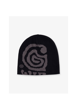 Mens Carhartt WIP Helix Graphic-Jacquard Cotton-Blend Beanie Hat