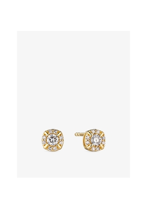 Womens Sif Jakobs Ring Lovere  14ct Yellow-Gold and 0.17ct Lab-Grown Diamond Stud Earrings