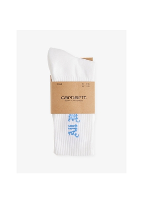 Mens Carhartt WIP No Play Printed Stretch-Cotton Blend Socks