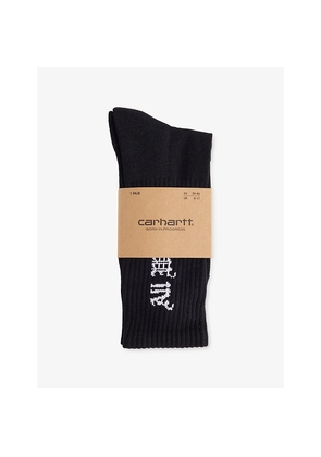 Mens Carhartt WIP No Play Printed Stretch-Cotton Blend Socks