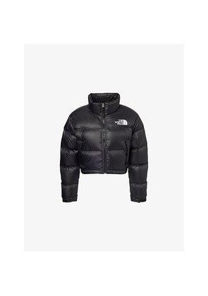 Womens The North Face Nuptse Cropped Shell-Down Jacket