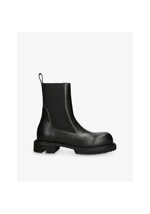 Mens Rick Owens Beatle Gabe Leather Boots