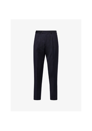 Mens Paul Smith Striped Tapered-Leg Wool Trousers