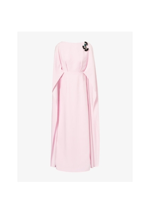 Womens Huishan Zhang Hala Cape Woven Maxi Dress