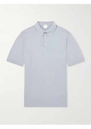 Eleventy - Cotton Polo Shirt - Men - Blue - XS