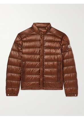 Moncler - Selves Quilted Shell Down Jacket - Men - Brown - 1