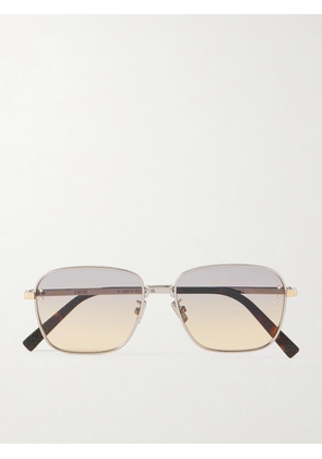 Dior Eyewear - CD Diamond S4U D-Frame Silver-Tone and Tortoiseshell Acetate Sunglasses - Men - Silver