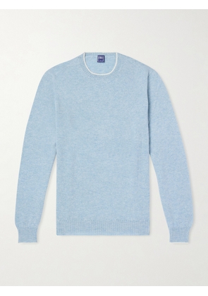 FEDELI - Argentina Persia Cashmere Sweater - Men - Blue - IT 46