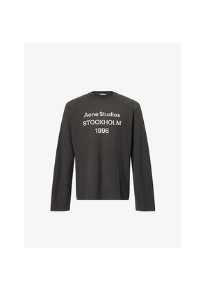 Mens Acne Studios Edden 1996 Long-Sleeves Cotton-Blend T-Shirt
