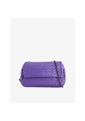 Womens Reselfridges Pre-Loved Bottega Veneta Chain Flap Leather Cross-Body Bag