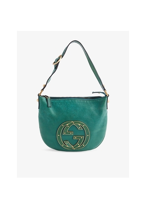 Womens Reselfridges Pre-Loved Gucci Blondie Small Leather Hobo Bag