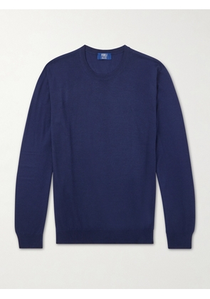 FEDELI - Wool Sweater - Men - Blue - IT 46