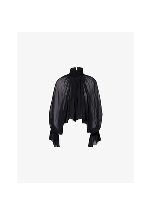 Womens Khaite Durer Sheer Silk Top