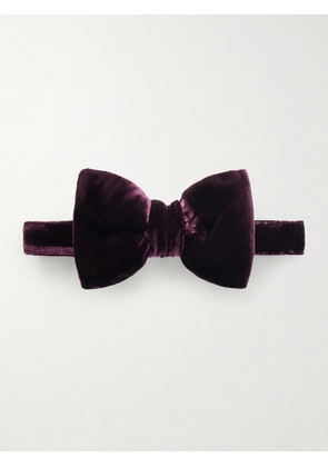 TOM FORD - Pre-Tied Cotton-Velvet Bow Tie - Men - Unknown