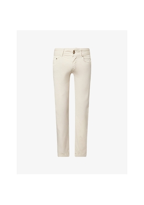 Mens Corneliani Straight-Leg Cotton-Blend Chinos