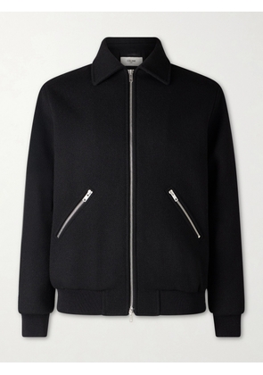 CELINE - Logo-Appliquéd Wool-Blend Blouson Jacket - Men - Black - IT 44
