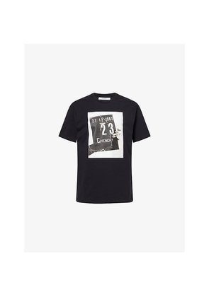 Mens Givenchy Archive-Print Crewneck Cotton-Jersey T-Shirt