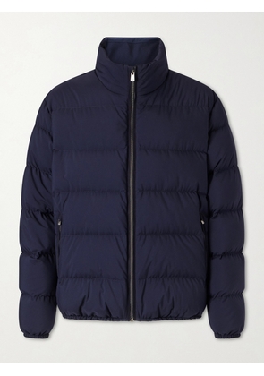 Ralph Lauren Purple Label - Quilted Shell Down Bomber Jacket - Men - Blue - S