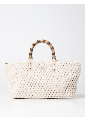 Handbag V73 Woman color White