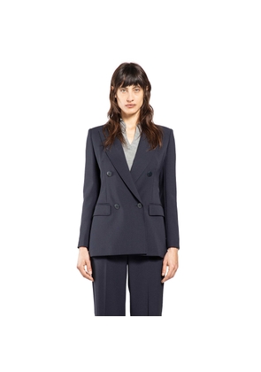 Fitted Wool Crepe Blazer