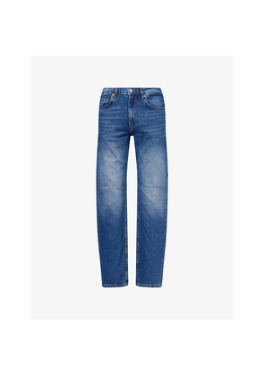 Mens Vingt Quatre Hardy Straight-Leg Denim Jeans