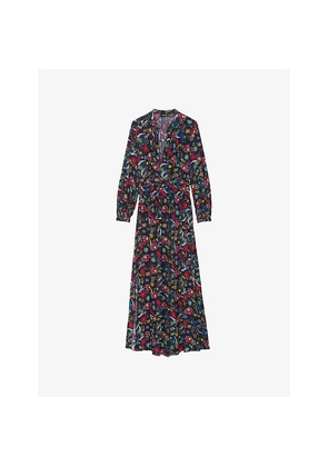 Womens Zadig&Voltaire Rayado Floral-Print Woven Maxi Dress