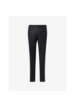 Mens Corneliani Straight-Leg Wool Flannel Trousers