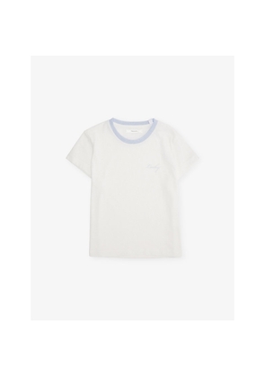 Womens Treats Lucky Slub Baby Ringer Cotton-Blend T-Shirt