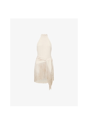 Womens Taller Marmo Artemis Halterneck Swimsuit