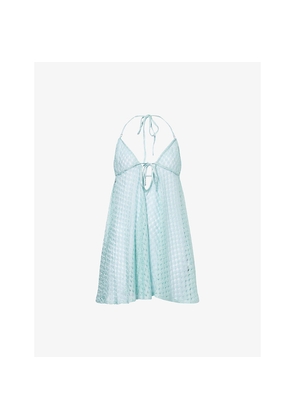 Womens Missoni Rashel-Lace Halterneck Rayon-Blend Cover-Up