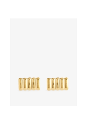 Womens Heaven Mayhem Clemmie Maxi 18ct Gold PVD Plated Stainless-Steel Earrings