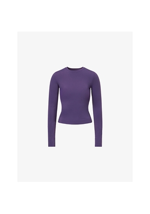 Womens Adanola Ultimate Long-Sleeve Stretch-Woven Top