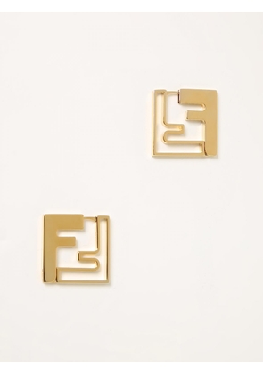 Fendi Forever bronze earrings