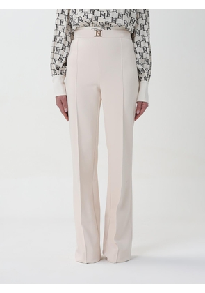 Pants ELISABETTA FRANCHI Woman color White