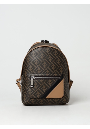 Backpack FENDI Men color Tobacco