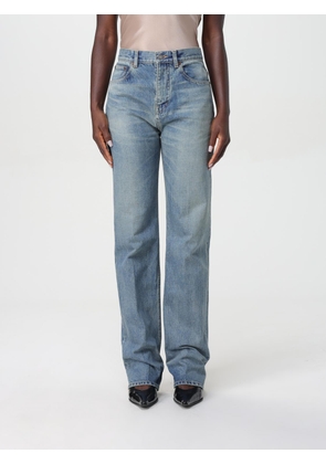 Jeans SAINT LAURENT Woman color Denim