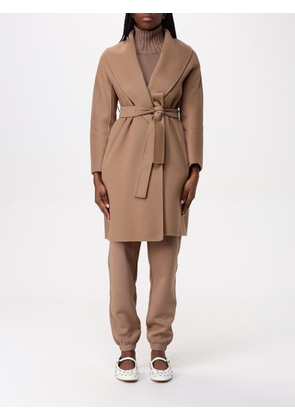 Coat 'S MAX MARA Woman color Camel