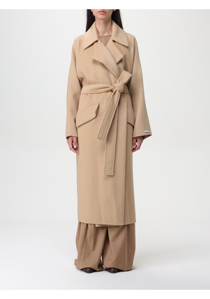 Coat SPORTMAX Woman color Camel