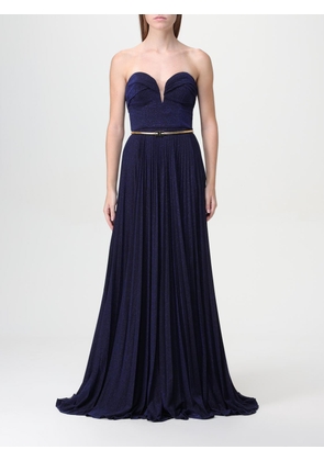 Dress ELISABETTA FRANCHI Woman color Blue