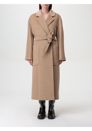 Coat MAX MARA Woman color Camel