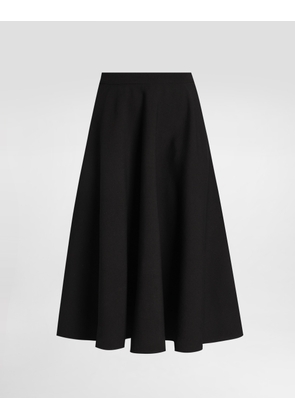 Dolce & Gabbana Wool Midi Skirt - Woman Skirts Black 48